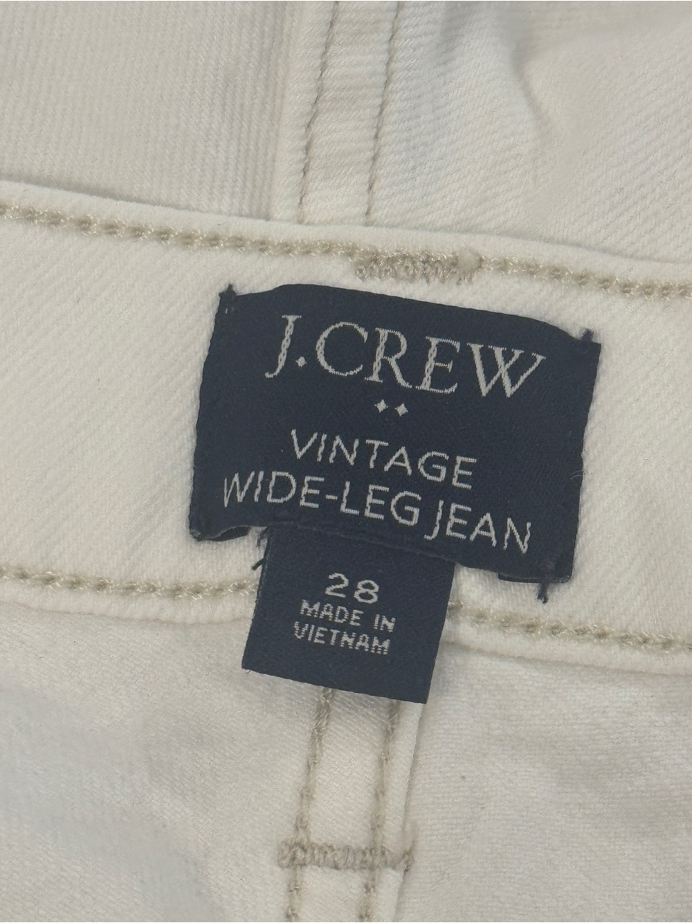 J Crew Vintage Wide leg premium edition jeans - Picture 4 of 6